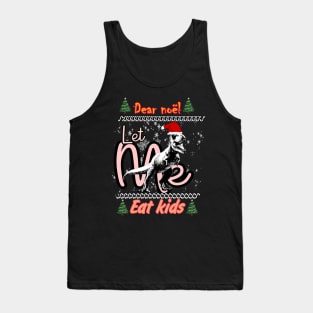 Dinosaur, Xmas for Kids Children, Christmas day 2024, happy holidays, family holiday holidays and a great holiday season Tank Top